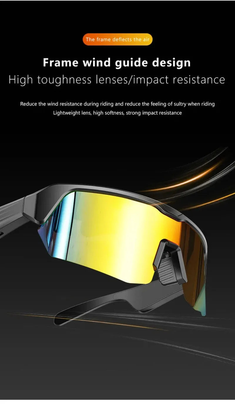 Cycling Running Bluetooth Smart Glasses