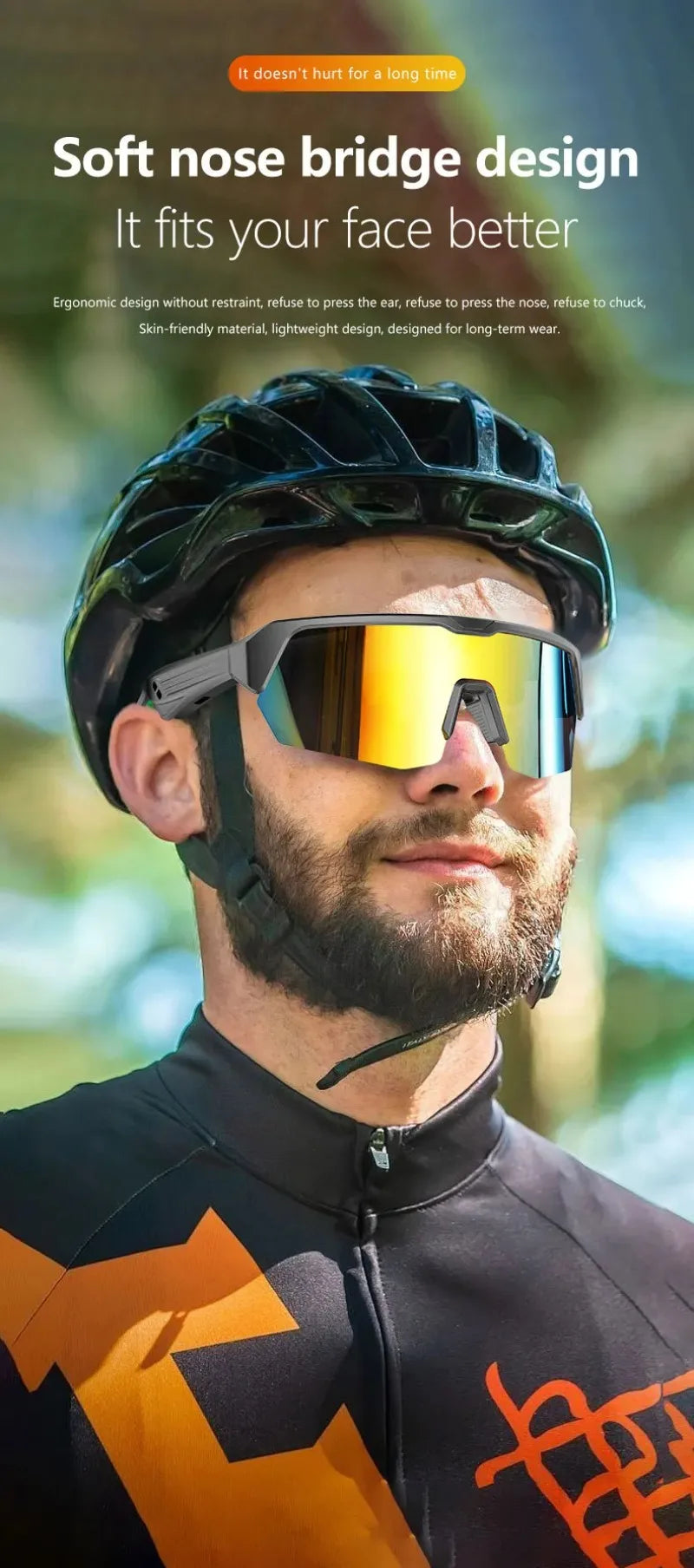 Cycling Running Bluetooth Smart Glasses