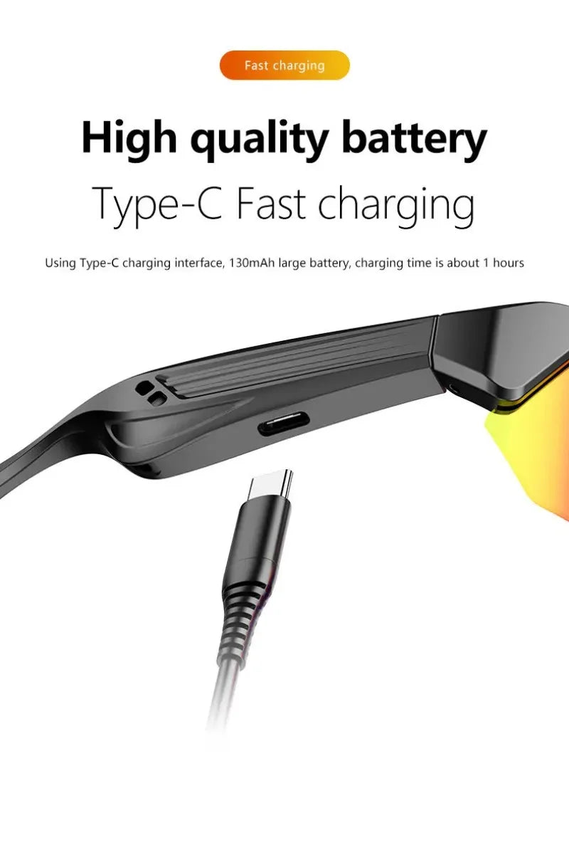Cycling Running Bluetooth Smart Glasses