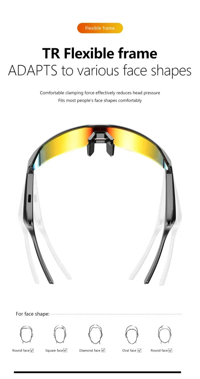 Cycling Running Bluetooth Smart Glasses